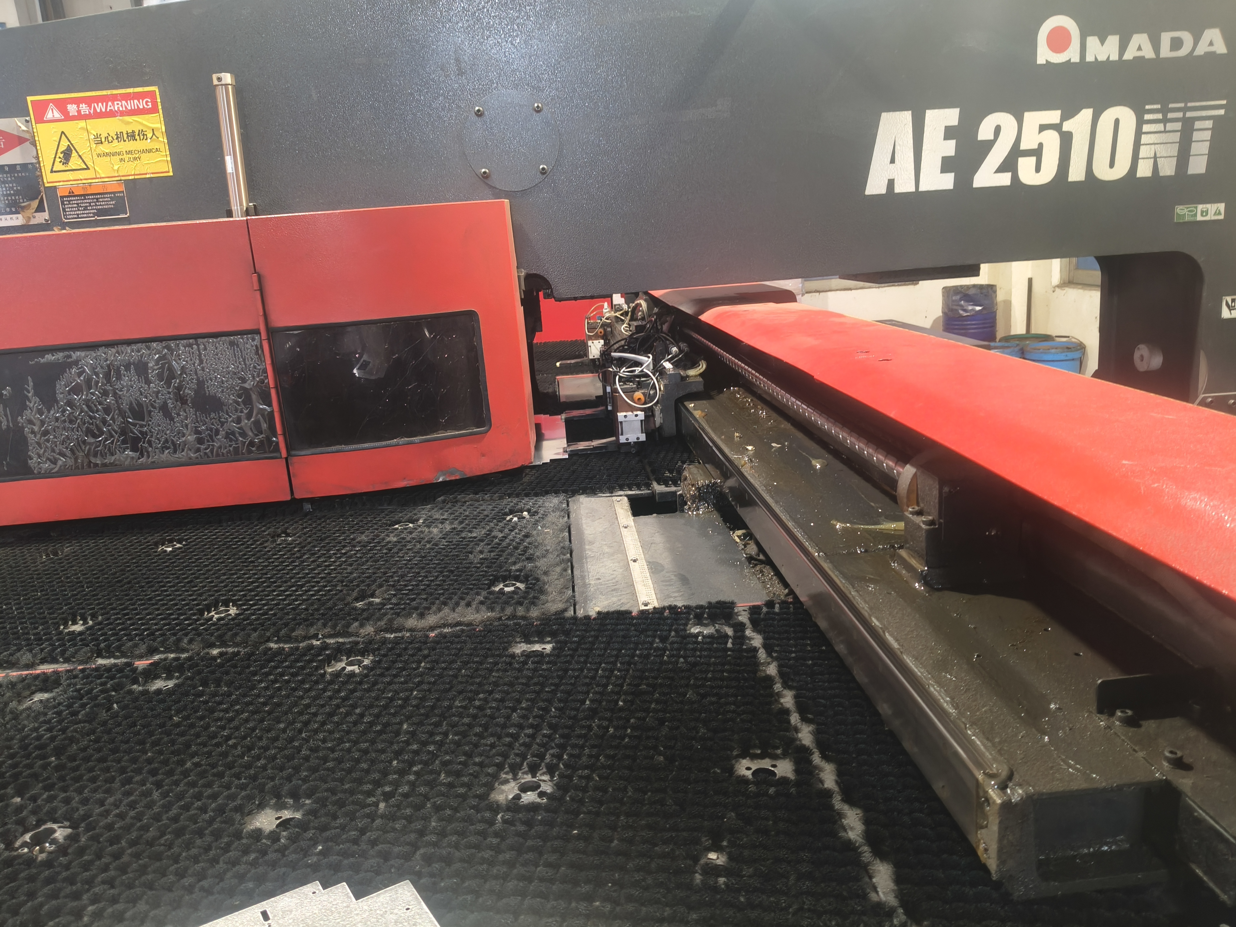 CNC bending machine detail